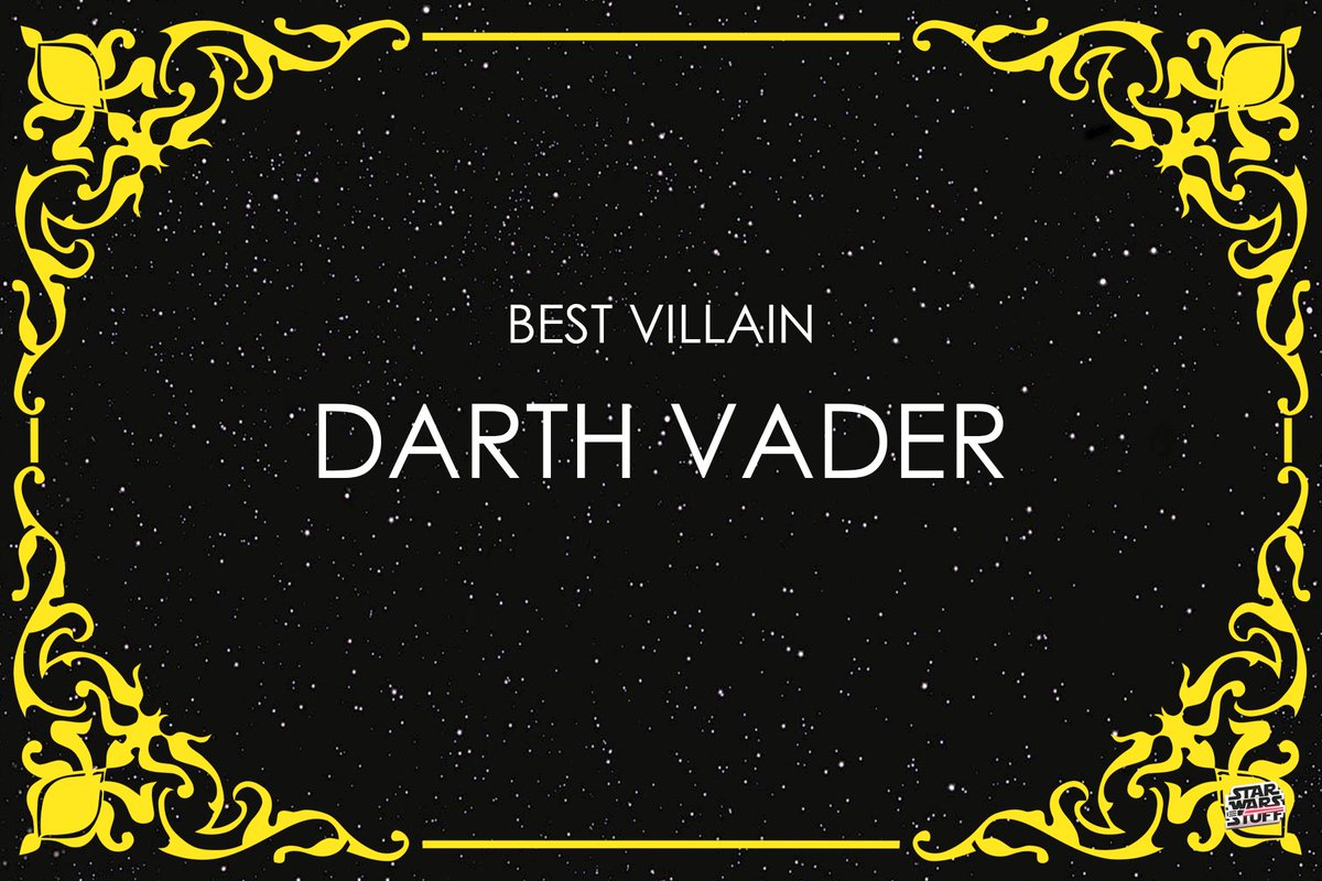 starwarstufff's tweet photo. BEST VILLAIN - DARTH VADER
#SWOscars https://t.co/tOcFDZQDD4