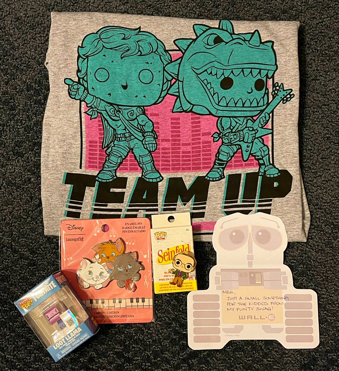 megstocker's tweet photo. #EvaIsTheBest, isnโt she??? Thank you SO much for these very kind gifts for the kids from your awesome Pop! Quiz appearance, Eva - they will love them!!! ๐๐ฏ https://t.co/VY6Hkg2gLp