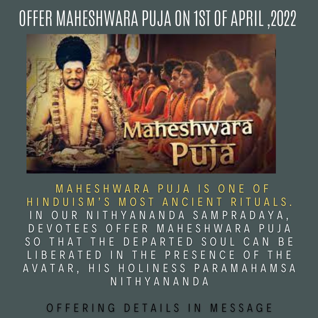 PujaKailasa's tweet photo. ☘️ Register your intention here 
https://t.co/yqcCjtsmyO

#nithyananda #kailasa #maheshwarapuja #hinduism #RIP #offer #love #Respect #gratitude https://t.co/Sjn7WNs9UJ