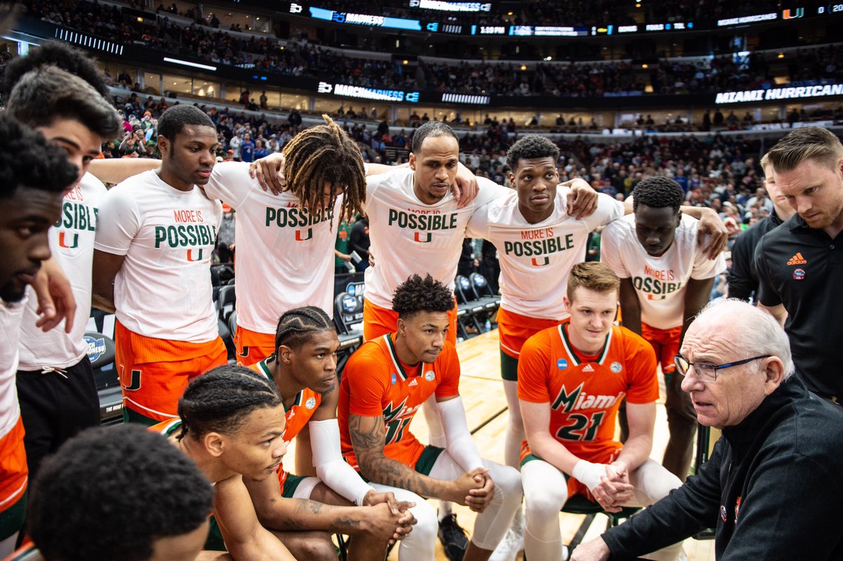 CanesHoops's tweet photo. No. 10 Miami falls to No. 1 Kansas in the Elite Eight.

So proud of this team for a historic season.
It's go Canes, always. 🙌 https://t.co/LFB7lGx3EO