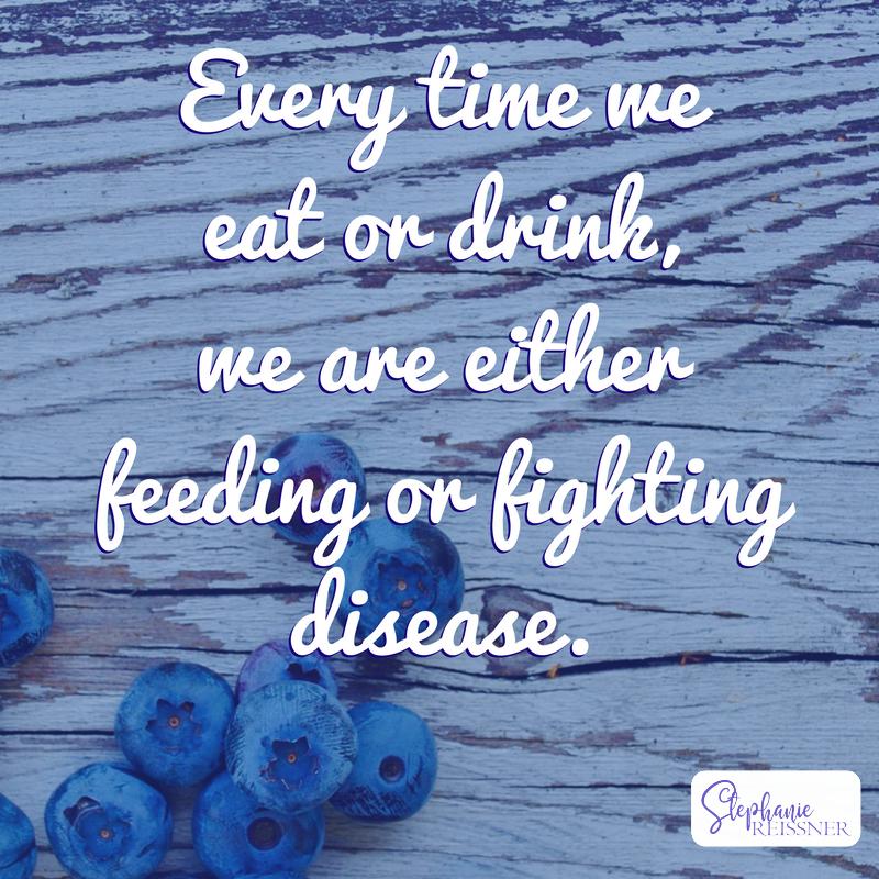 Fight the good fight! Eat to live. #nutrition #eatwellfeelwell #fresh