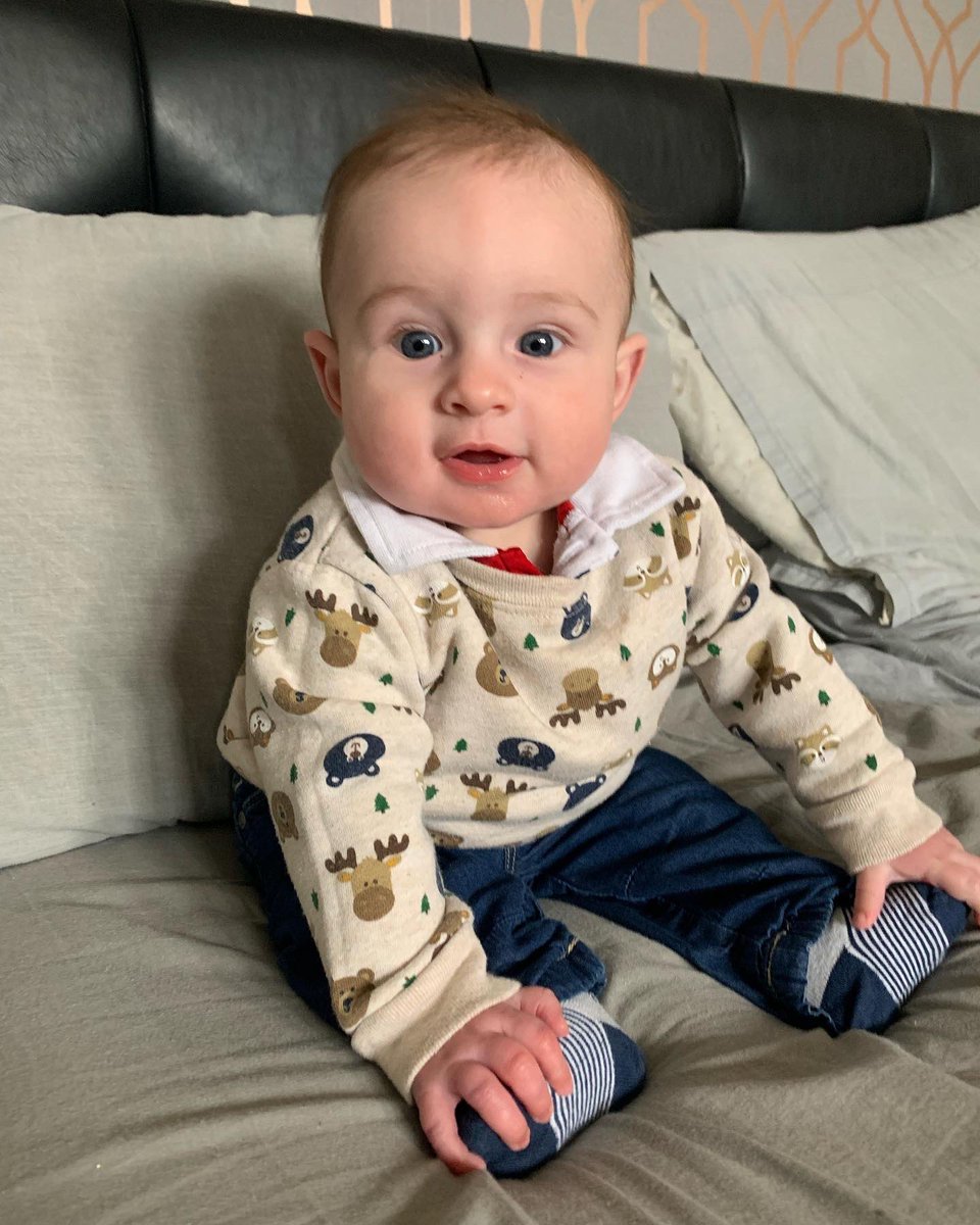 My little baby boy this morning looking handsome for mummy on our 1st Mother’s Day