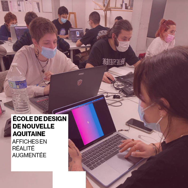 Connaissez-vous la réalité #augmentée ? 👀

Les étudiants de l'École de Design de Nouvelle-Aquitaine ont produit des affiches en réalité augmentée rien que pour le Festival ZERO1 ! 😎

Venez les découvrir... 

🚨 Les smartphones sont fortement conseillés ! 📱

📍 Antichambre