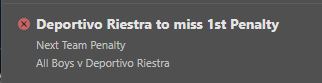 _StayFun's tweet photo. @bet365 even your own software showed penalty was missed. And all other bookmakers have settled it as a missed penalty. Please fix ASAP https://t.co/UBM0ldtxaW