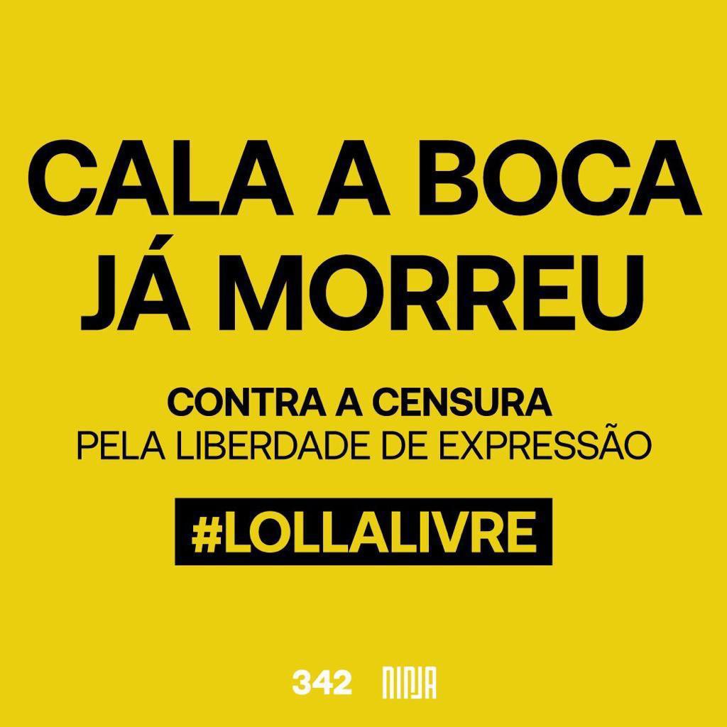 caetanoveloso's tweet photo. É revoltante que haja sugestão de punição a um festival de música porque um artista manifestou sua opinião política. @pabllovittar é ponto luminoso na cena brasileira e a constituição não proíbe espontâneas manifestações públicas de opinião. https://t.co/oXpJUA3oZM