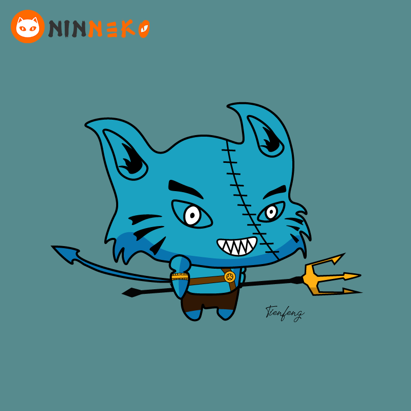 TIENFENG08's tweet photo. @ninnekogame My Entry for Ninneko Design Contest. #Ninneko #NINO #MATA https://t.co/U2bZFjPdM1