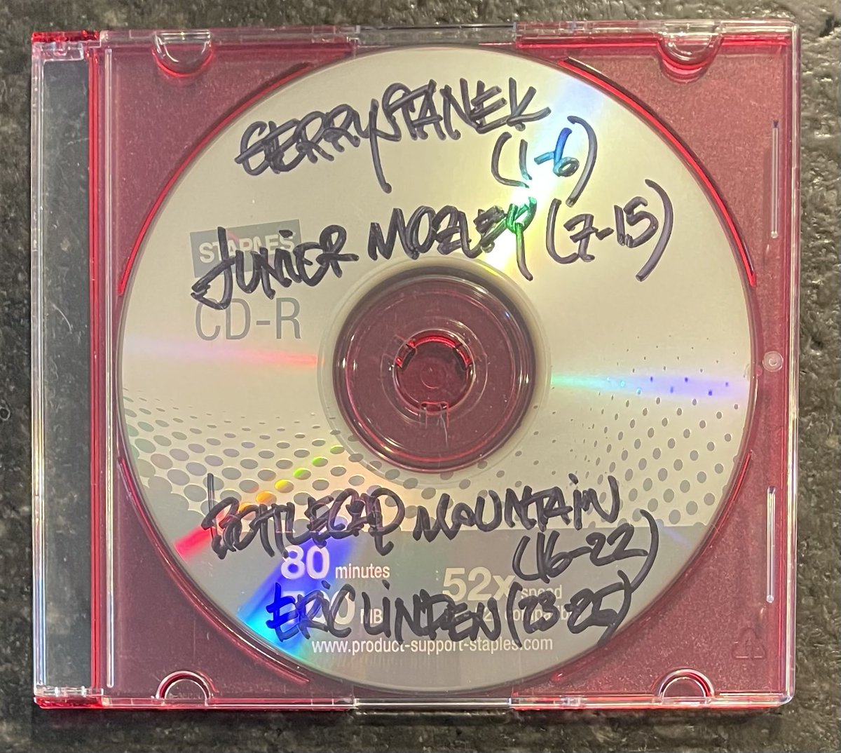 @DJCalc @gerrystanekGSO @Bandcamp All 6 songs are so damn fantastic!!! Married them up on a new CDR with some other awesome tunes by @JuniorMozley, @bottlecapmntn & @EricLindenMusic!! Been cranking them for the neighborhood to hear🍻