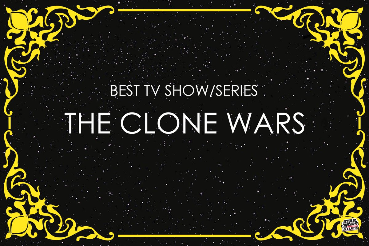 starwarstufff's tweet photo. BEST TV SHOW/SERIES- THE CLONE WARS
#SWOscars https://t.co/LX0fzngXVW