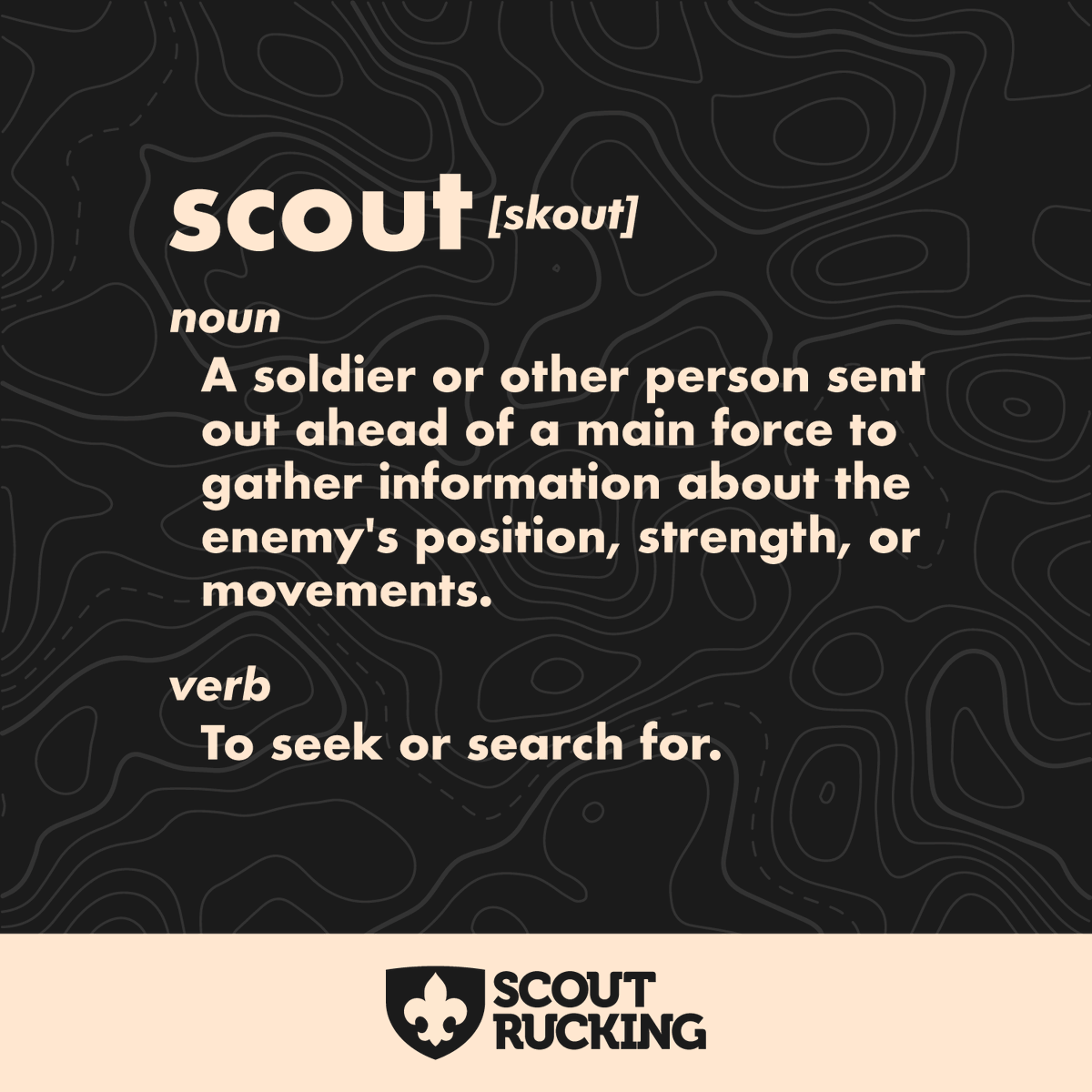 ScoutRucking's tweet photo. A “scout” is a person sent ahead of a main force to gather information or search for something. I like to think sometimes that the act of #rucking is us scouting out strength and character.

Learn more here. → https://t.co/LwvRLiHIa1 https://t.co/giZtRML35n