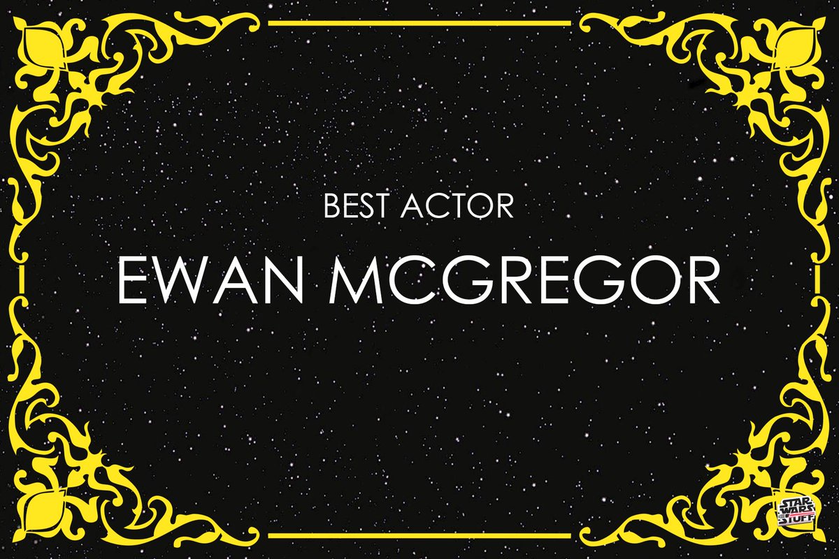 starwarstufff's tweet photo. BEST ACTOR - EWAN MCGREGOR
#SWOscars https://t.co/W4w4LMKDDS