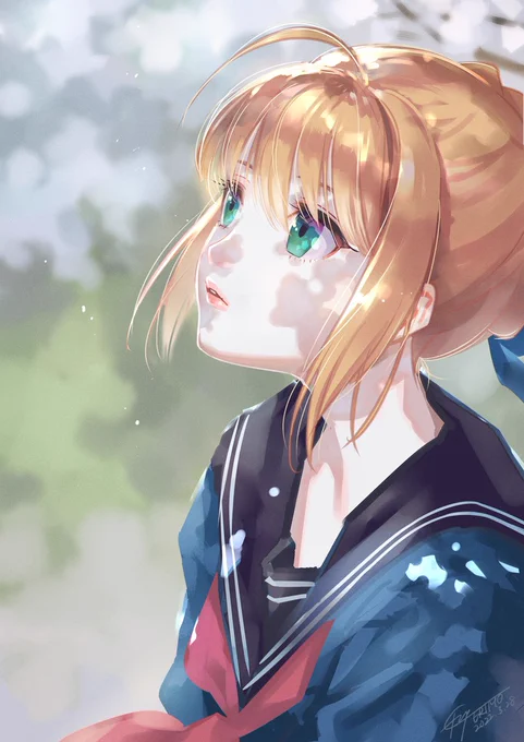 #さくらの日 #FGO らくがき 