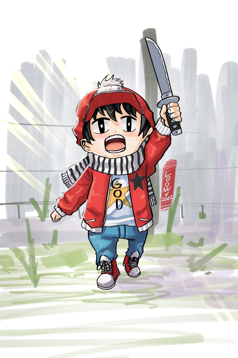 LoomyDrawsStuff's tweet photo. Finished watching #KotaroLivesAlone and couldn’t resist making some fanart @NetflixAnime https://t.co/njDoj8RKIQ