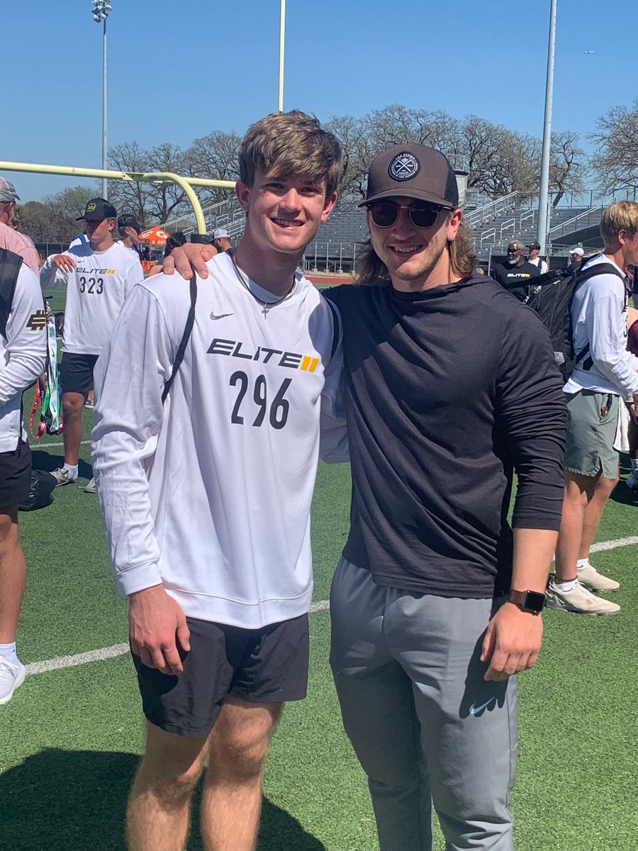 My guy <a href="/ErdmanYale/">Yale Erdman</a> LET IT FLY today at the <a href="/Elite11/">Elite11</a> regional! 
Went toe-to-toe with some of the best competition around the state. Proud to coach this guy!