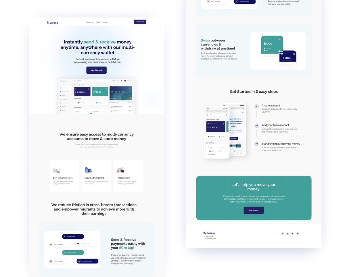 TassyOmah_'s tweet image. I designed a fintech web app that allows users send and receive money in several ways.

Been postponing posting the full presentation since last year and finally! 😅😅

behance.net/gallery/140276…

#uiux #uxdesign #uidesign