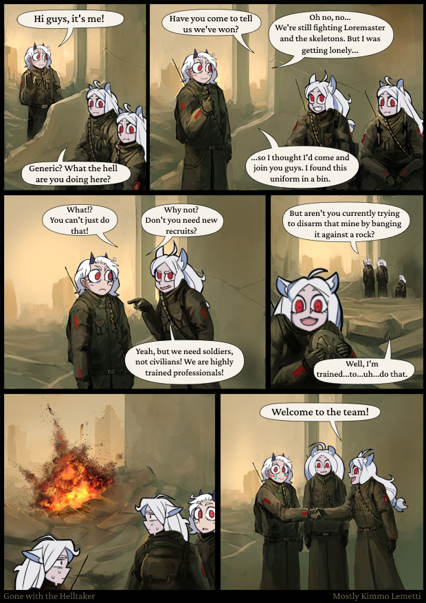 ShitlordP's tweet photo. Gone With The Helltaker: New Recruits
Funnily enough, this is less depressing than the original version which can be found below:
https://t.co/35e42wByX8
#Helltaker #GoneWithTheBlastwave #Parody #Shitposting #Cerberus #GTWB https://t.co/RmvPdifTAV