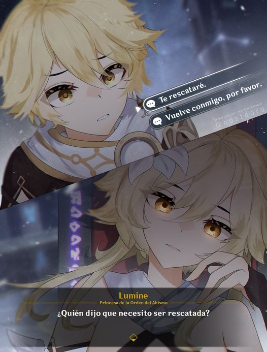 hinaruu_exe's tweet photo. Esto es lo único que me ha emocionado de la historia de Genshin Impact owo. ¿Son #TeamSkip o #TeamLore? ♥ https://t.co/bQfM6SnE9h
