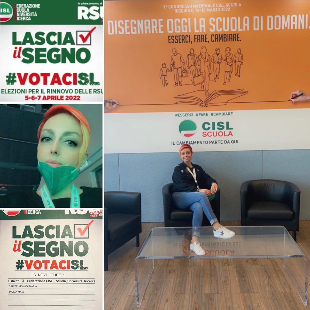 MonicaCapizzi's tweet photo. #essercifarecambiare #iocislsono #inprimapersonaalplurale “Disegnare oggi la scuola di domani” #votacisl 5/6/7 aprile 2022 #rsu @cislscuola @CislNazionale @mgpenna @_PaolaUsai_ @FedericoDeMart9 @gbcaivano @IvanaBarbacci @MaddalenaGissi https://t.co/Vv9L2vyxRd