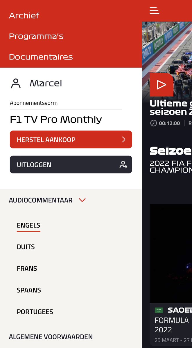 Blij dat ik #formule1 kom kijken via <a href="/F1/">Formula 1</a> TV Pro en #grandprixradio (en deze week geen #viaplayf1) Maar ik zie nog wel ruime voor #olafmol en #JackPlooij als officiële 🇳🇱 audio track!