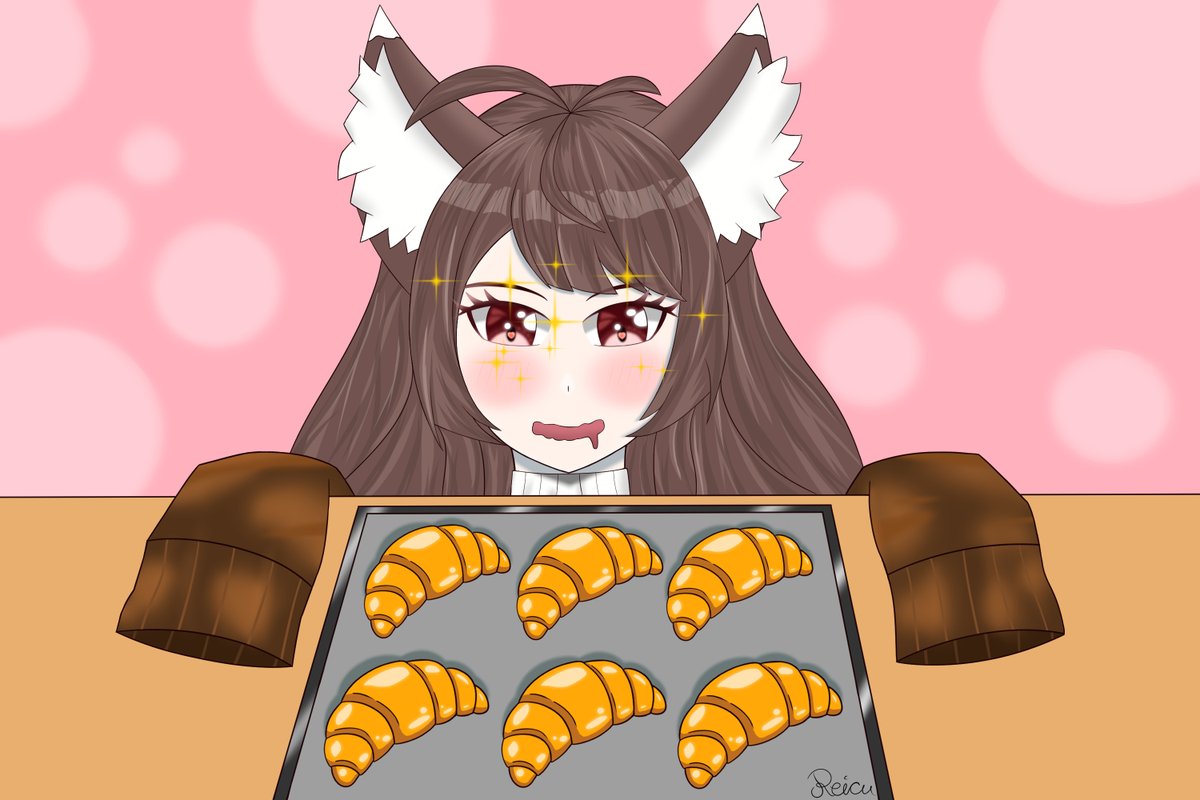 Reicu4Dinner's tweet image. Foxy hungry for those croissants. 🥐🥐#FOXPLUSHY #FoxplushyArt