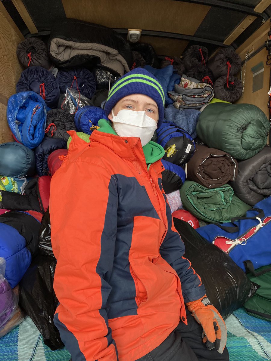 Pitmanme's tweet photo. Thanks to #Guelph and #London, also support from #Dorchester, #Operation5000 dropped off another 163 bags from this weekends drives to the London Ukranian Centre for distribution. Xavier and family thank all that supported. #standwithukraine #27thguelph #chiefscout https://t.co/59FHni8N2B