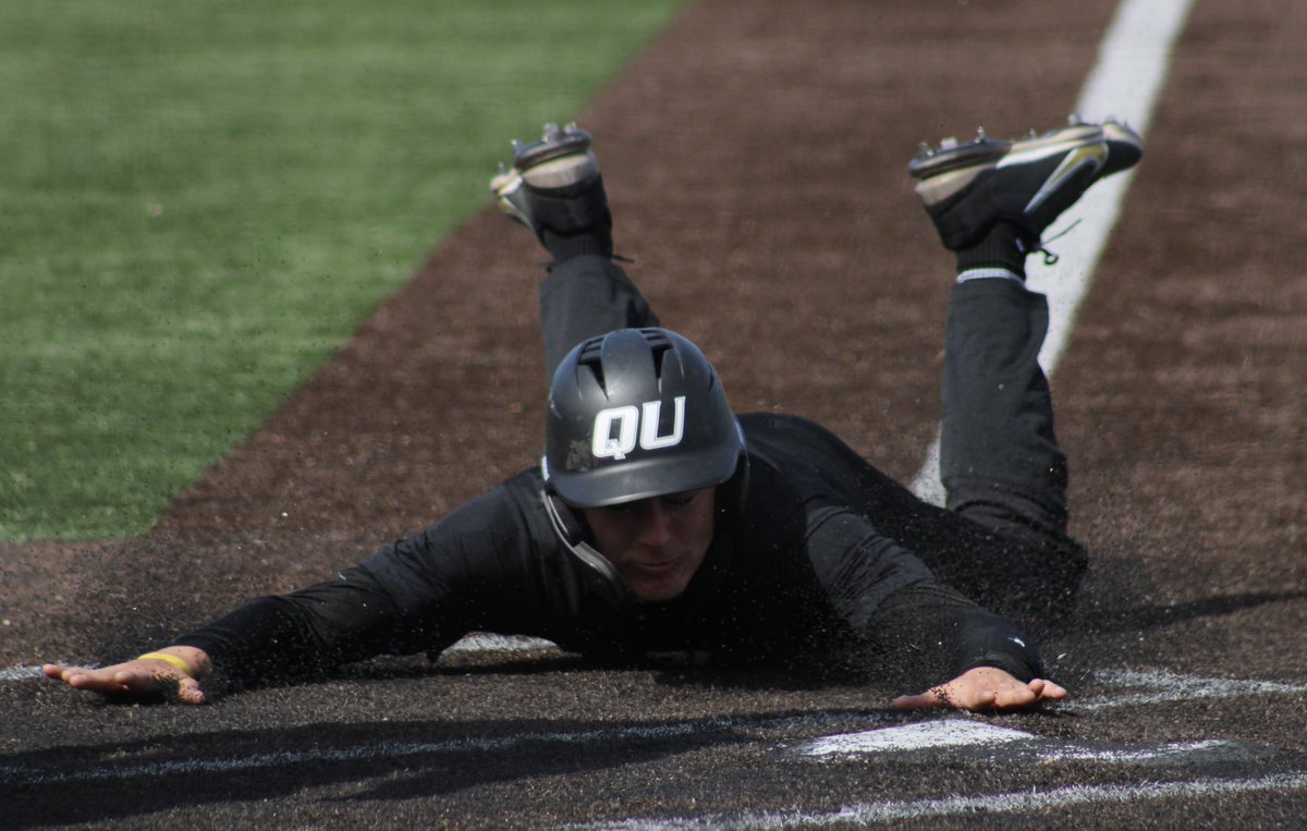 SchuckSports's tweet photo. In the final game of the @GLVCsports series, @QUHawksBaseball beats No. 13 @Baseball_UIS 7-6 to win three of the four games. Jay Hammel with the victory, Dayson Croes with the tide-turning home run. https://t.co/aQSpacmUvL