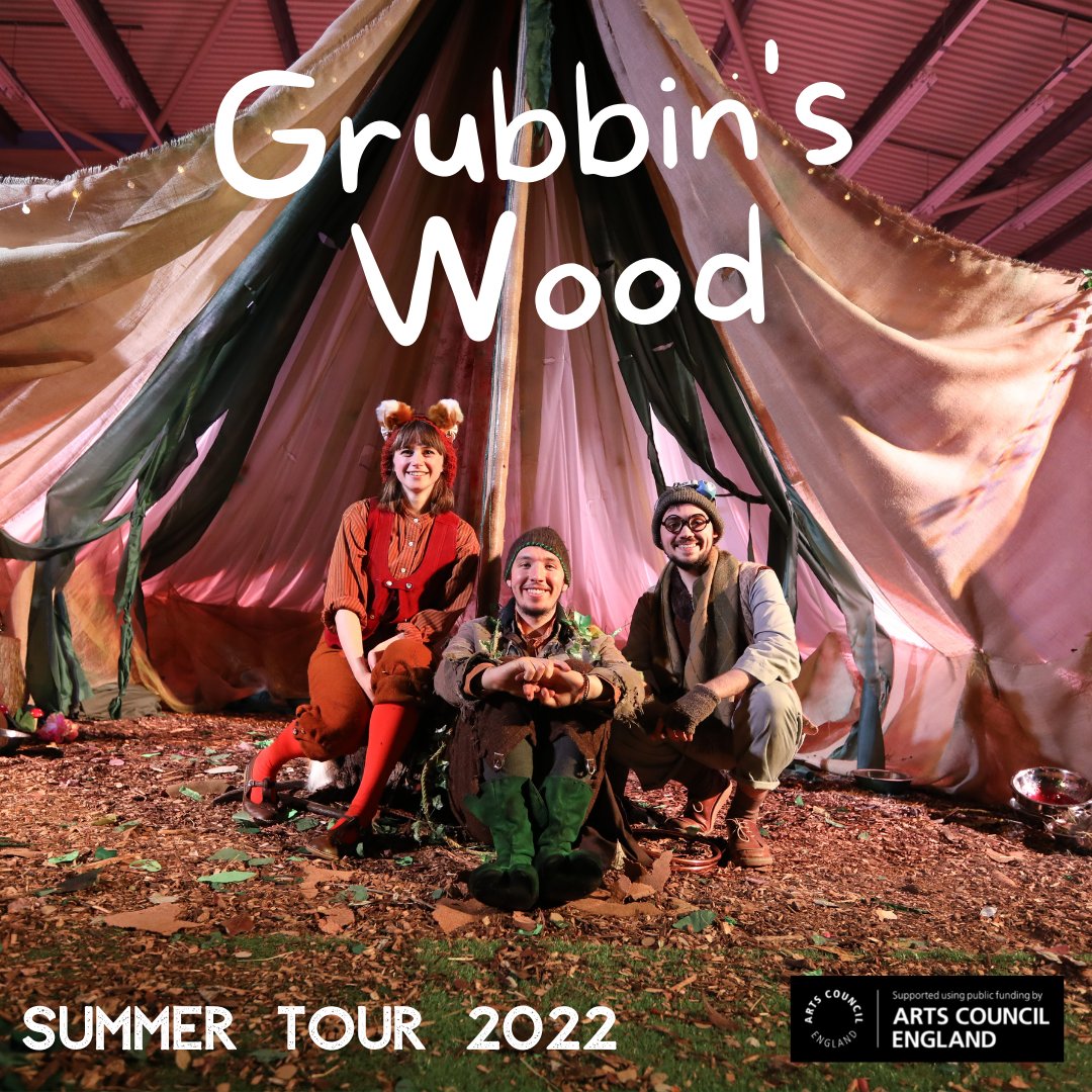 Good news! 
Grubbin's Wood will be touring to SEN schools this summer! Thanks to <a href="/ace_national/">Arts Council England</a> we are bringing back our multi-sensory theatre show &amp; redesigning it to be performed outdoors! 🍃
Stay tuned for job opportunities⚡️
For enquiries: timbadashtheatre@gmail.com
#theatre