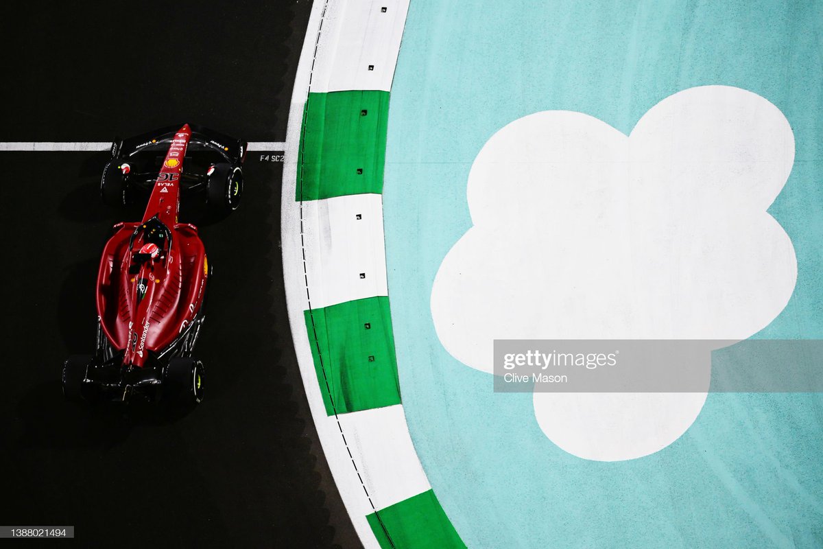 GettySport's tweet photo. Race winner @Max33Verstappen of the Netherlands and Oracle Red Bull Racing celebrates after leaving @Charles_Leclerc of Monaco and Ferrari in the second place in the #F1 #GrandPrix of Saudi Arabia at the #Jeddah Corniche Circuit. 📷: @LarsBaron1975, Mark Thompson, @clivejmason https://t.co/OvHYy6S0WX