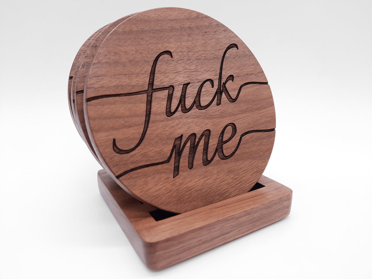 etsy.me/3qGzEpP
Sometimes you just have to say it.

#fuckthis #decoration #coasters #drinks #wood #home #coasterset #coasterart #weird #engraving #decor #coasters