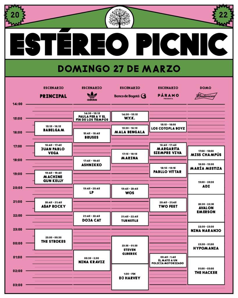 Estoy muy viejito para seguirle el ritmo a la programación completa del <a href="/Festereopicnic_/">Festival Estéreo Picnic</a>  Pero allá les llego con mi amigo y veterano <a href="/nicolasnader/">juan Nicolas Nader G</a>.
Aplausos para <a href="/JuanKarloslos/">Juan Carlos Losada</a> que si madrugó a ver todo.