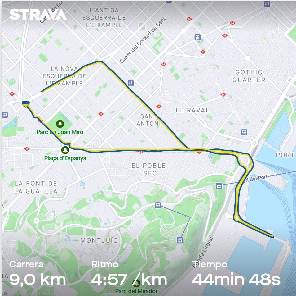 oscaram19711207's tweet photo. 9 K esta mañana bajando hasta Colón y el Pont Porta d Europa. Queda 1 semana para @mitjabarcelona #edreamsmitjabcn
Seguimos . 👍🏽🏃♂️💪🏽
@kmsxela
@elrinconcorredo @practicarunning
#KMSxELA
#elrincóndelcorredorpopular
#practicarunning https://t.co/S3tzGH6KMg