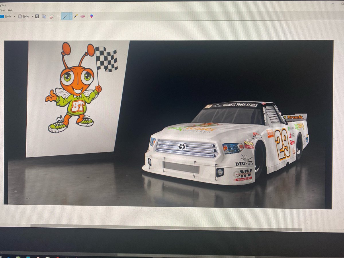 BrandonDhuey's tweet photo. @LAUNCHfilm has been hard at work creating content for the @bugtusswireless #29 @ToyotaRacing Tundra Midwest truck series https://t.co/VItCrAmQ04