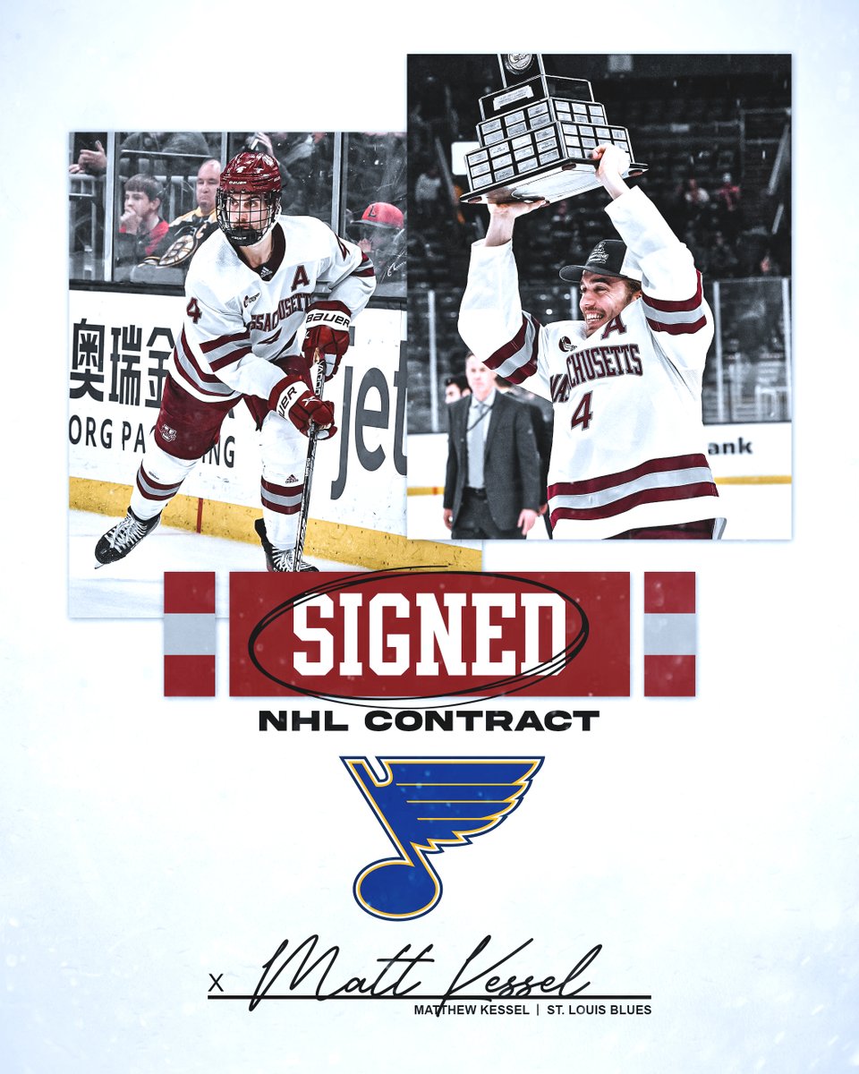 UMass Hockey (@umasshockey) on Twitter photo Congratulations <a href="/mkessel72/">Matt Kessel</a> 👏
Thank you for three memorable years in Amherst and good luck in the <a href="/StLouisBlues/">St. Louis Blues</a> organization
🔗: bit.ly/3iCbE2Z
#NewMass | #Flagship 🚩 Congratulations <a href="/mkessel72/">Matt Kessel</a> 👏
Thank you for three memorable years in Amherst and good luck in the <a href="/StLouisBlues/">St. Louis Blues</a> organization
🔗: bit.ly/3iCbE2Z
#NewMass | #Flagship 🚩