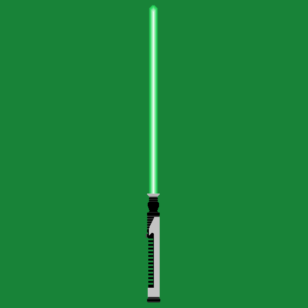 saberbits's tweet photo. "Life does not treat you fairly or unfairly, it merely is. It is up to each of us to be fair, or unfair."

Today, I bring you Qui-Gon Jinn's lightsaber, as seen in Episode I - The Phantom Menace. It was used by the Jedi master until his death at the hands of Darth Maul in Naboo. https://t.co/id4fGvcE2X