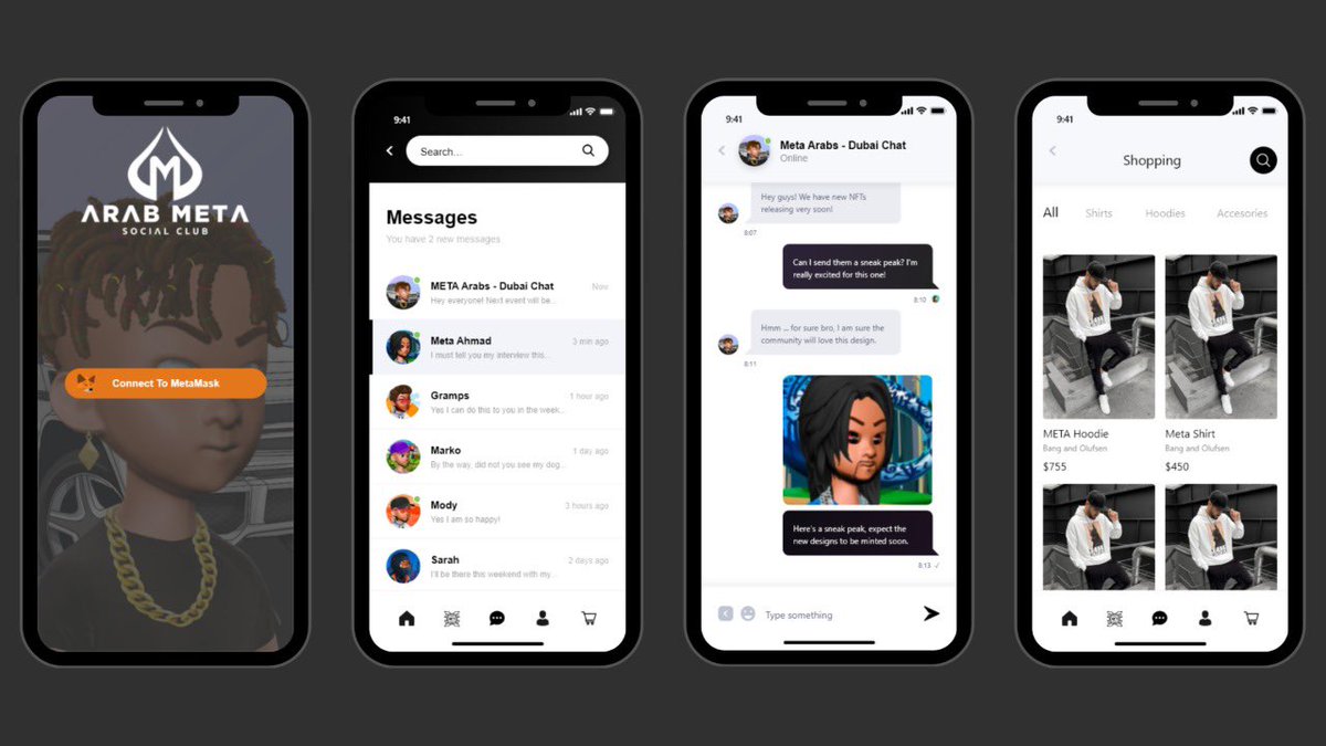 ArabMetaNFT's tweet photo. THE AMSC DAPP IS NEARLY READY 🔥🔥 

We will soon do an AMA on discord to explain all the features our app will provide ! ( holders only ) https://t.co/Um5rw34WlG