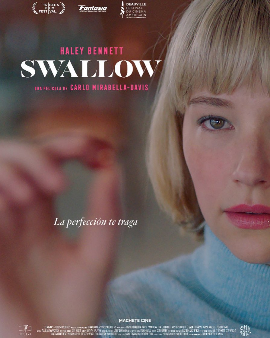 Overjoyed that #swallowmovie will be released theatrically in Mexico by Machete Cine on April 1st!! Here’s their fantastic new poster. Be sure to follow <a href="/MacheteCine/">MACHETE</a> for more information about Friday’s premiere!