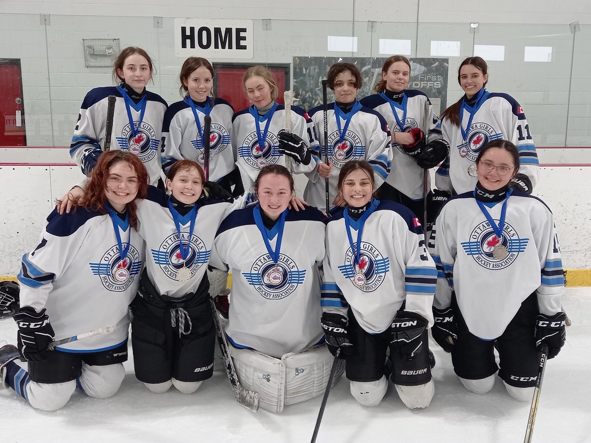OGHAhockey's tweet photo. Our own ⁦@OGHAhockey⁩ #OttawaIce U18 team winning the silver medal ⁦@KGHAHockey⁩ 38th HL tournament! Congrats! https://t.co/SASjzFsb35