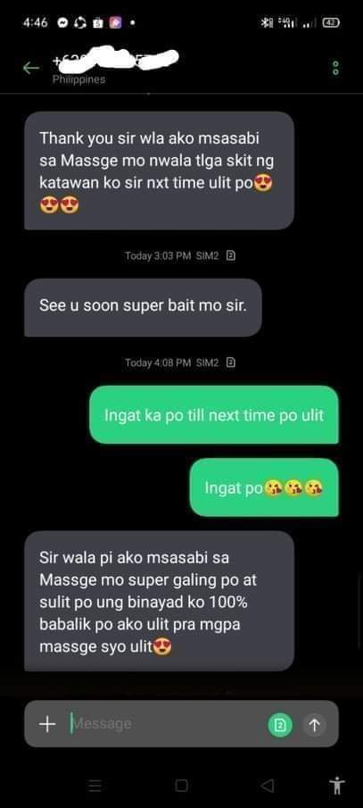 ryan_gadiano's tweet photo. Kamusta kayo mga sir☺️

Salamat po pala sa feedback mo sir😉😉

Legit therapist here subukan nyo na po ako🙏

Mura at Hindi Mahal maningil, 

Pm me po para sa aking details 🙏

09385371627 https://t.co/CiLLEqKwIU