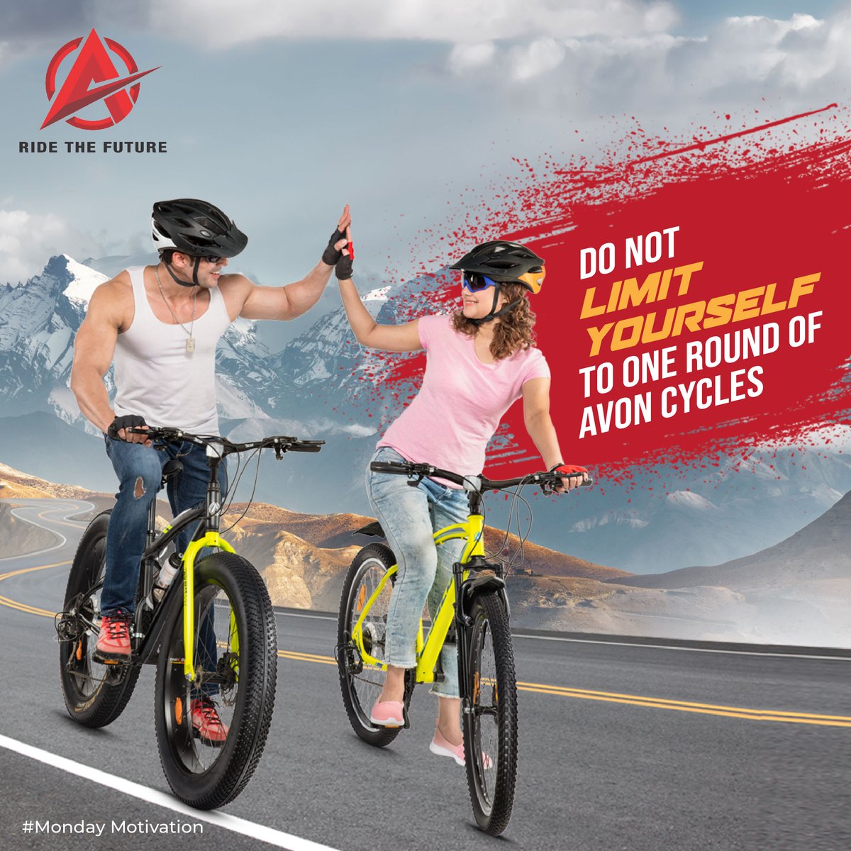 AvonCyclesIndia's tweet photo. One round is not enough to make your journey worth telling. This is what we suggest through our #MondayMotivation

#Avon #AvonIdea #AvonCycles #Cycles #HealthyLifestyle https://t.co/teZUxaZX7g