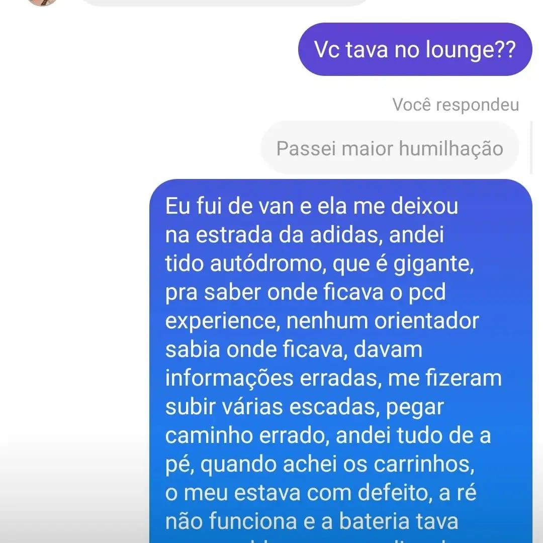 toranjada's tweet photo. Foi meu primeiro festival e tive que voltar pra casa chorando de raiva, tristeza e despero pelo que tive passar. Obrigada pelo descaso com pcd's #lollapaloozaBR #Lollapalooza2022 https://t.co/6kPo8qdbg9