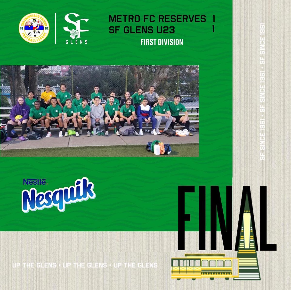 San Francisco Glens SC tweet media