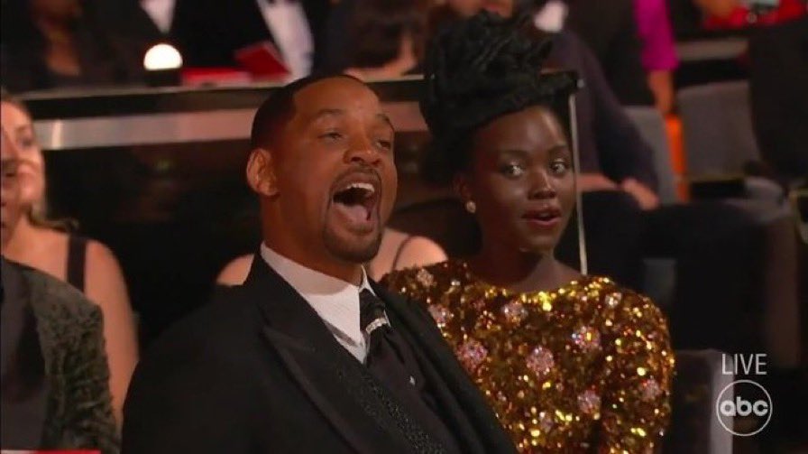 JenLegra_DTWB's tweet photo. If we weren’t all Lupita watching that sh*t between Will and Chris go down… https://t.co/oLlgDfvAbV