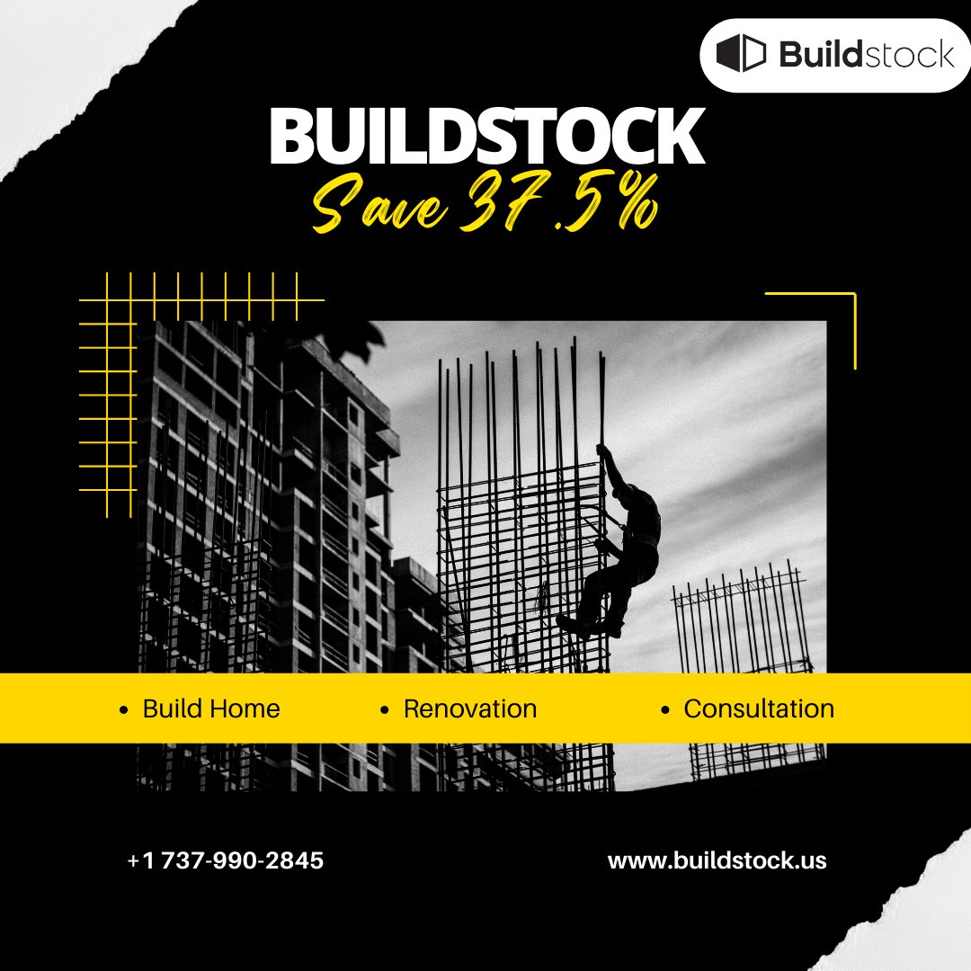 We're your materials management platform
Save 37.5% By Buying #Building #Materials Direct

To know more about us visit: buildstock.us
#buildstock #Steelers #Wood #BrickByBrick #concrete #Developers #flooring #savemoney