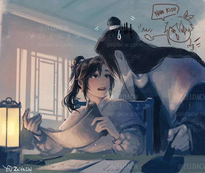 NOW KITH!💋

*Mo XuanYu (MDZS) &amp; hell judge sir xu (oc)
*special guest: bad egg thekansta 