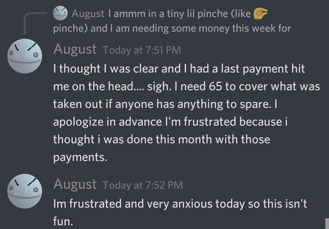 Pp  paypal.me/redpanda 
Vnmo redpandasenpai 
Kofi ko-fi.com/redpanda
Please help or rt if you can't help.