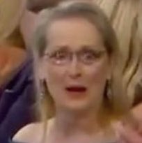 Omg! #MerylStreep reaction to #WillSmith punching #ChrisRock! #Priceless