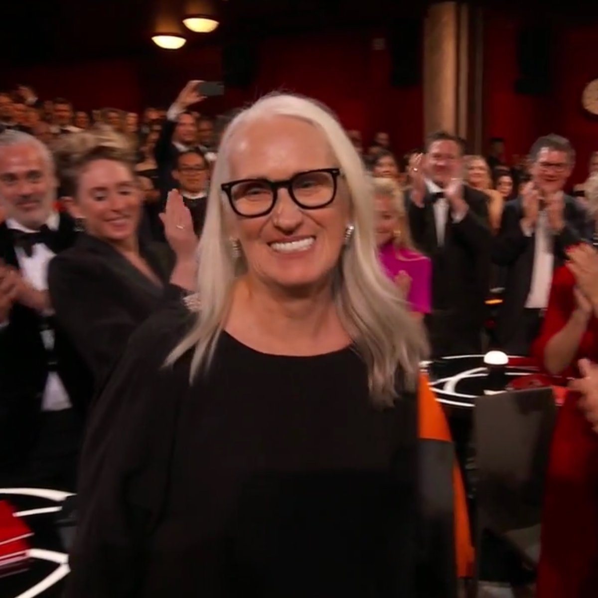 letterboxd's tweet photo. Jane Campion becomes the third woman to win the Oscar for Best Director ❤️ #Oscars https://t.co/JVQwMby0HZ