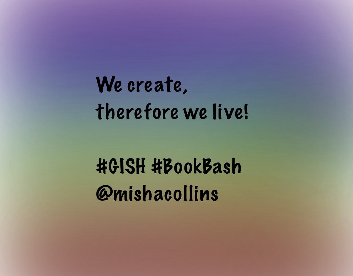 gracie_nlt's tweet photo. #GISH #BookBash  @mishacollins https://t.co/R5fFGGhuoQ