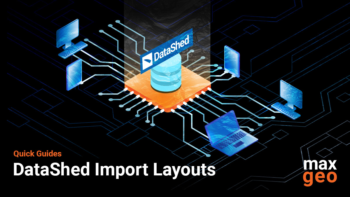 MaxGeoServices's tweet image. Streamline your #DataShed data loading using import layouts. View the main features in our quick guide hubs.la/Q016QYq40
#maxgeoquickguide #datamanagement #automation