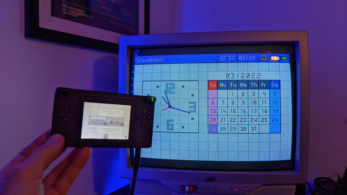 Making progress with my NDSTV V3.45 from <a href="/Rhotronix/">Rhotronix</a>! I need to open it back up to fix some issues, but seeing this screen felt pretty epic.