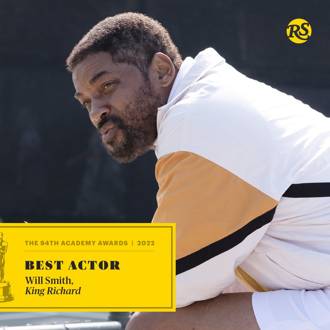 RollingStone's tweet photo. Will Smith wins Best Actor at the #Oscars for #KingRichard. https://t.co/VW5WqFvtOO https://t.co/Nj4C55KOct